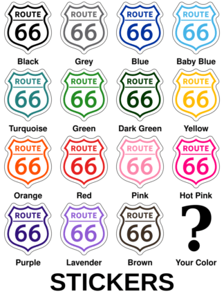 Route 66 Stickers